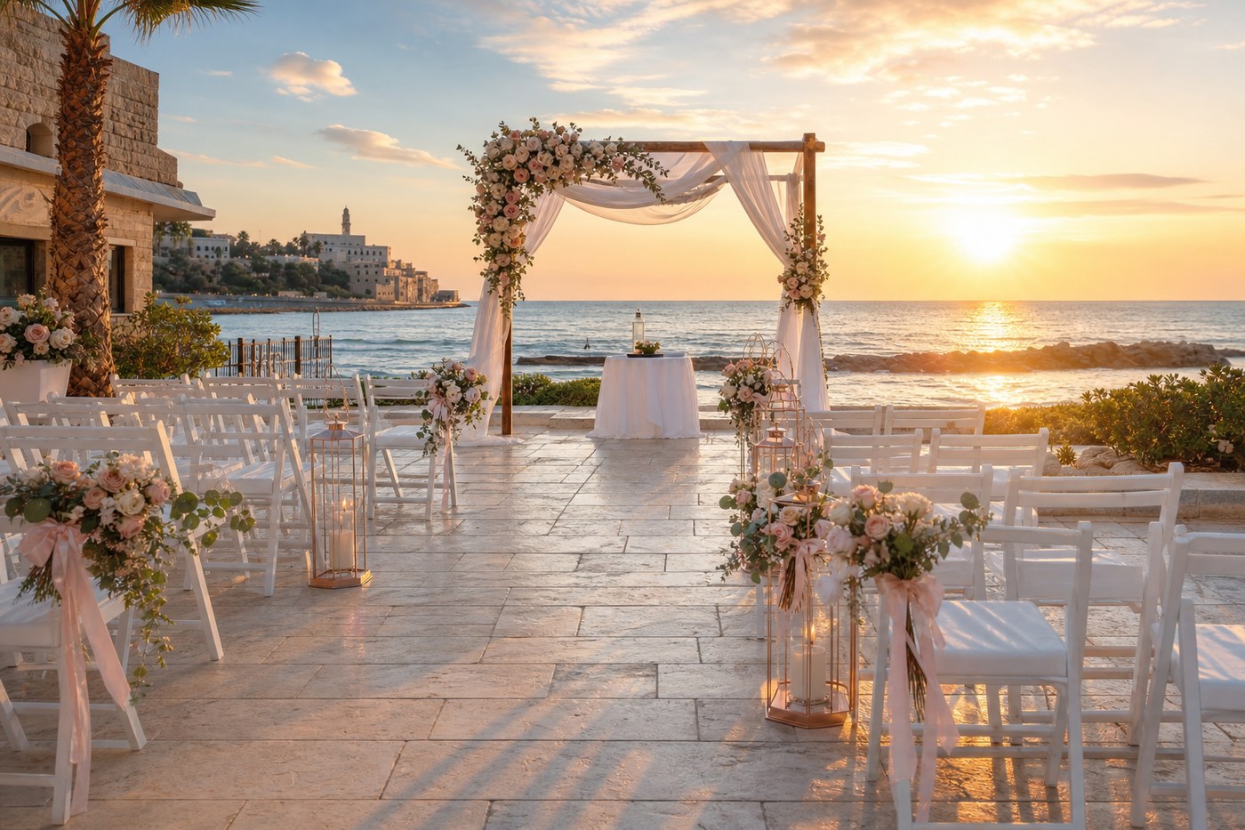 Intimate seaside ceremony package